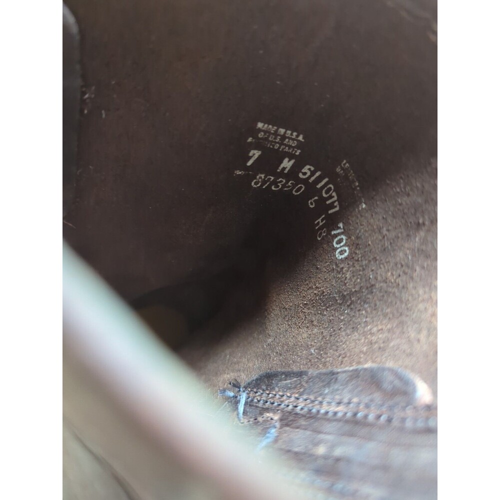 Frye 12R Harness Leather Boots Biker Moto Square Toe - Picture 9 of 11